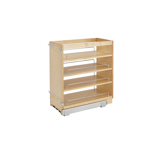 Rev-A-Shelf Rev-A-Shelf - - - 11 in. Pull-Out Wood Base Cabinet Organizer, Natural 448-BC-11C